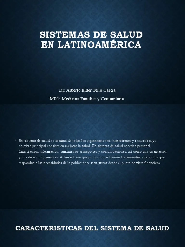 Sistemas De Salud En Latinoamérica | PDF | Sistema De Salud | Seguro