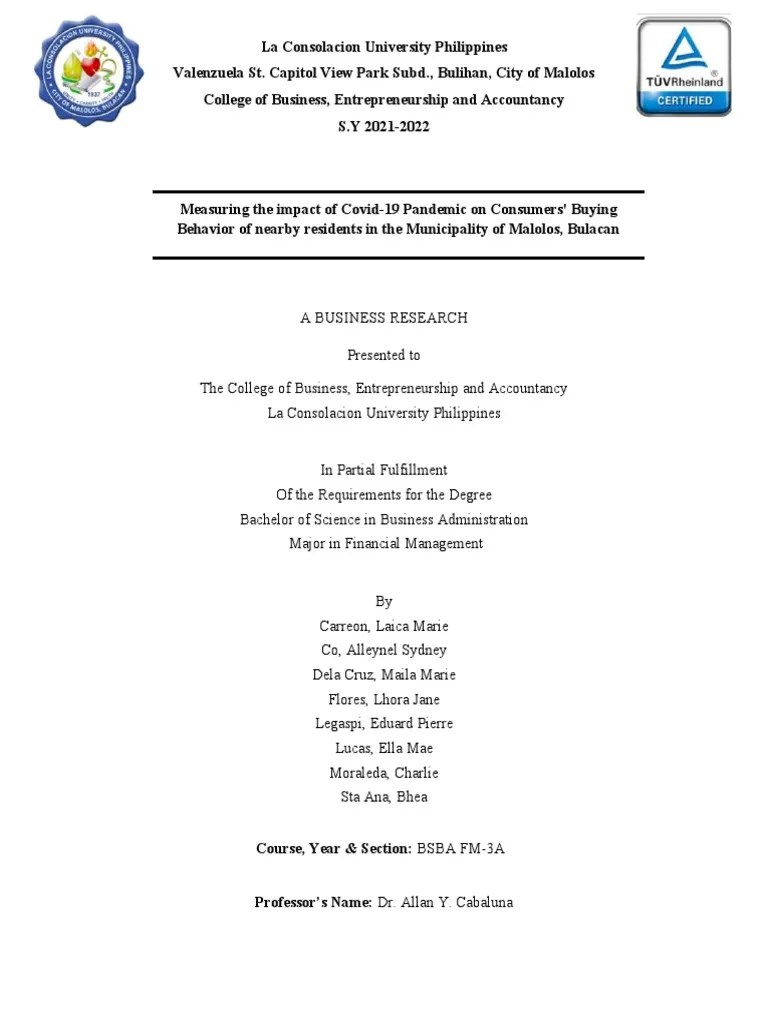 Business Research | Download Free PDF | Behavior | Consumer Behaviour