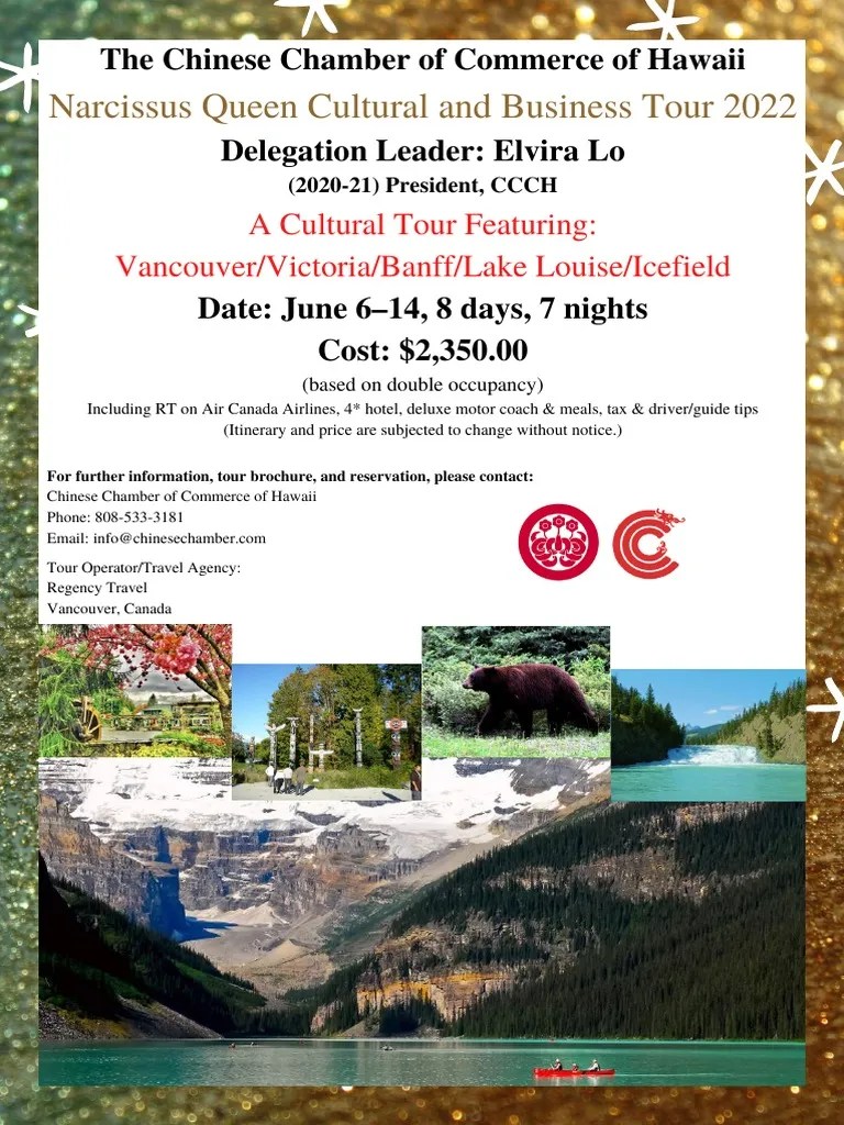 Narcissus Queen Cultural & Business Tour 2022 | PDF