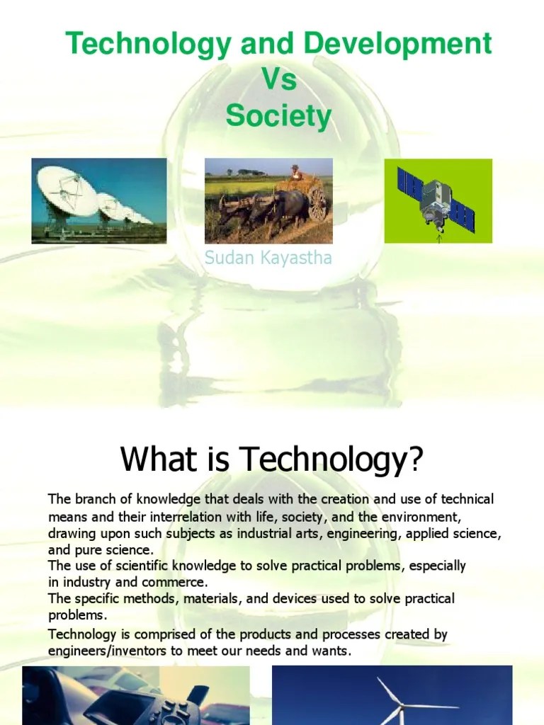 Chapter 1 Technology And Development | PDF | Appropriate Technology | Innovation