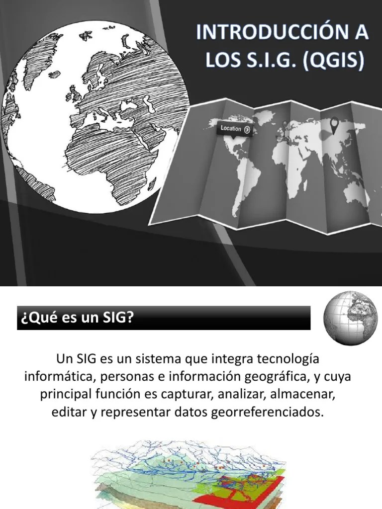 Presentacion - Qgis I | PDF | Sistema De Información Geográfica | Ingeniería De Software