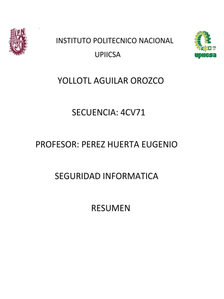 Seguridad Informatica | PDF | Archivo De Computadora | Contraseña