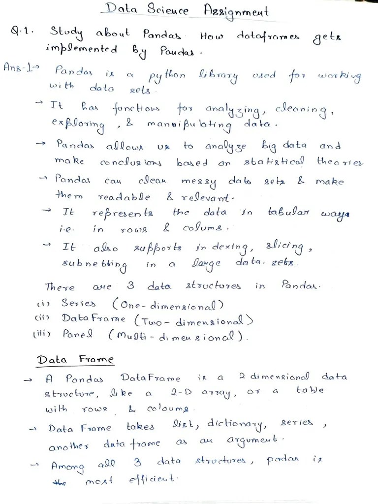 Data Science Assignment | PDF