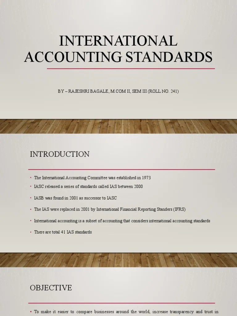 International Accounting Standards | PDF | International Financial ...