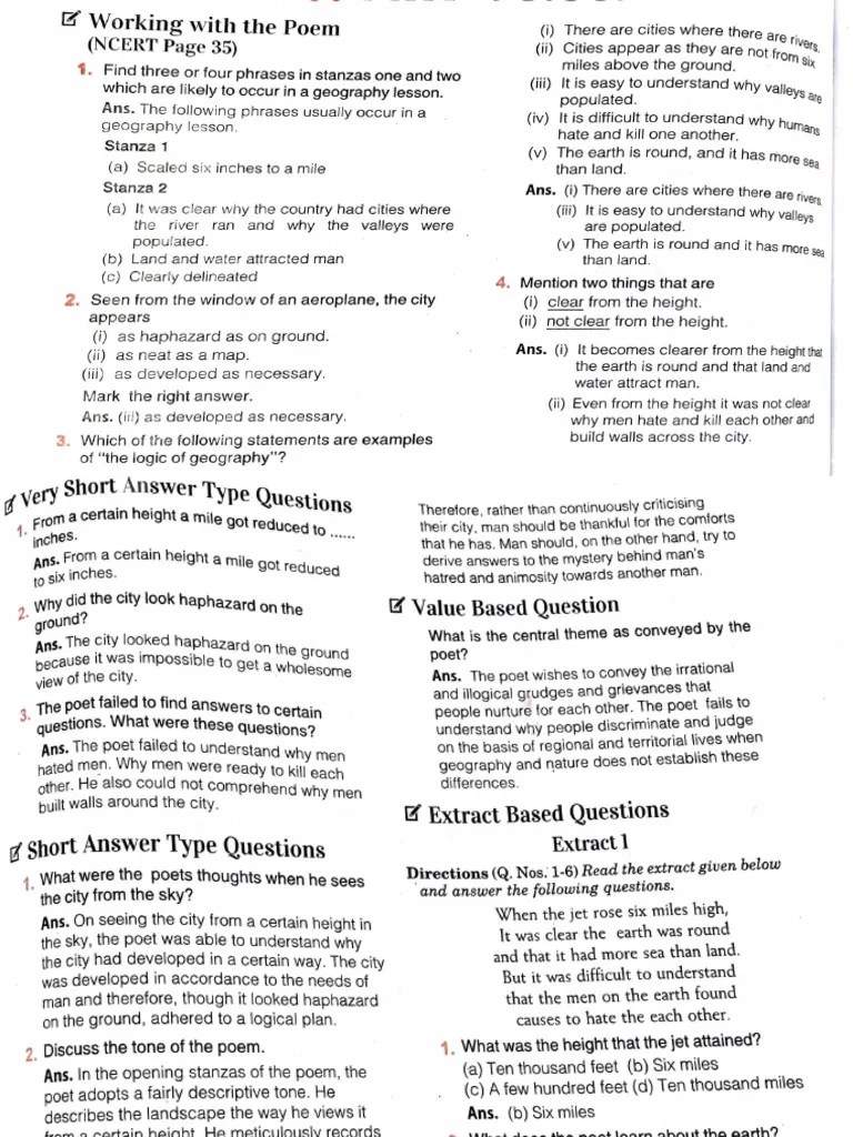 Geography Lesson. | PDF