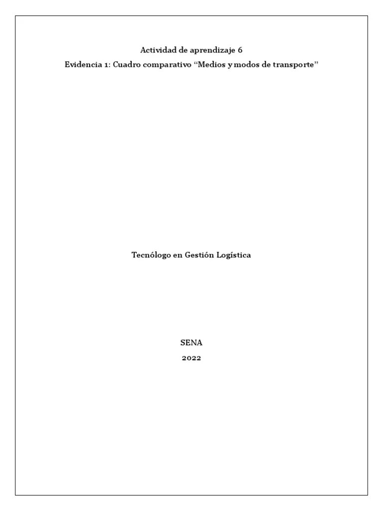 Cuadro Comparativo | PDF | Transporte | Camión