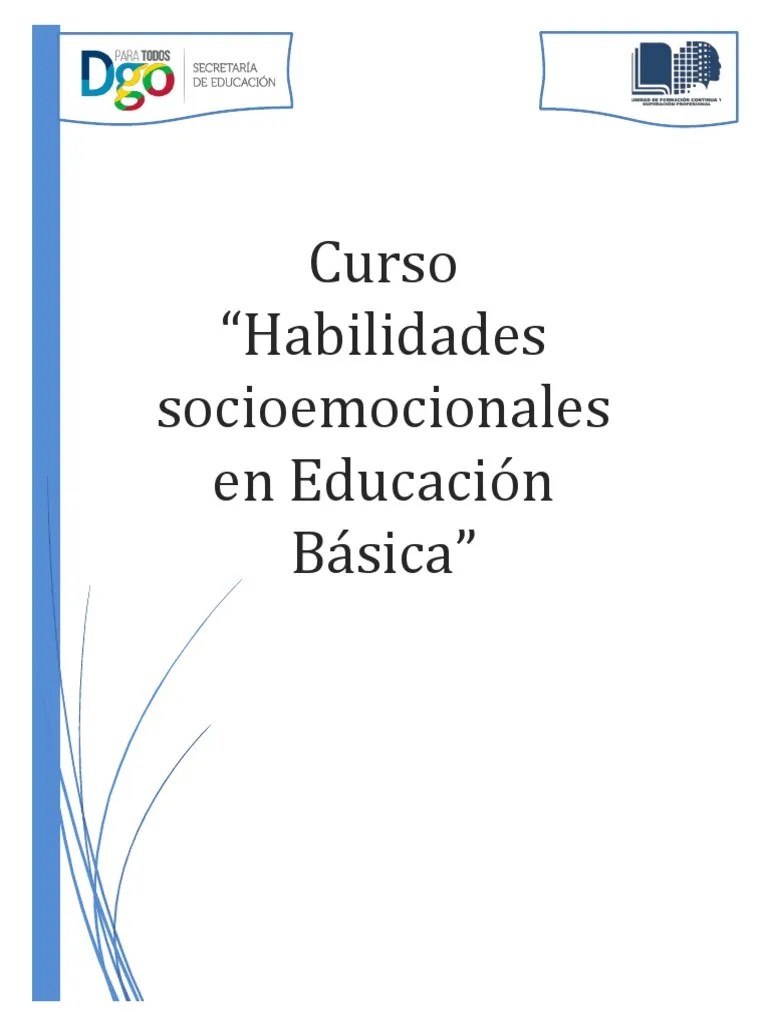 Guia Habilidades Socioemocionales En Educación Básica | PDF | Las Emociones | Evaluación