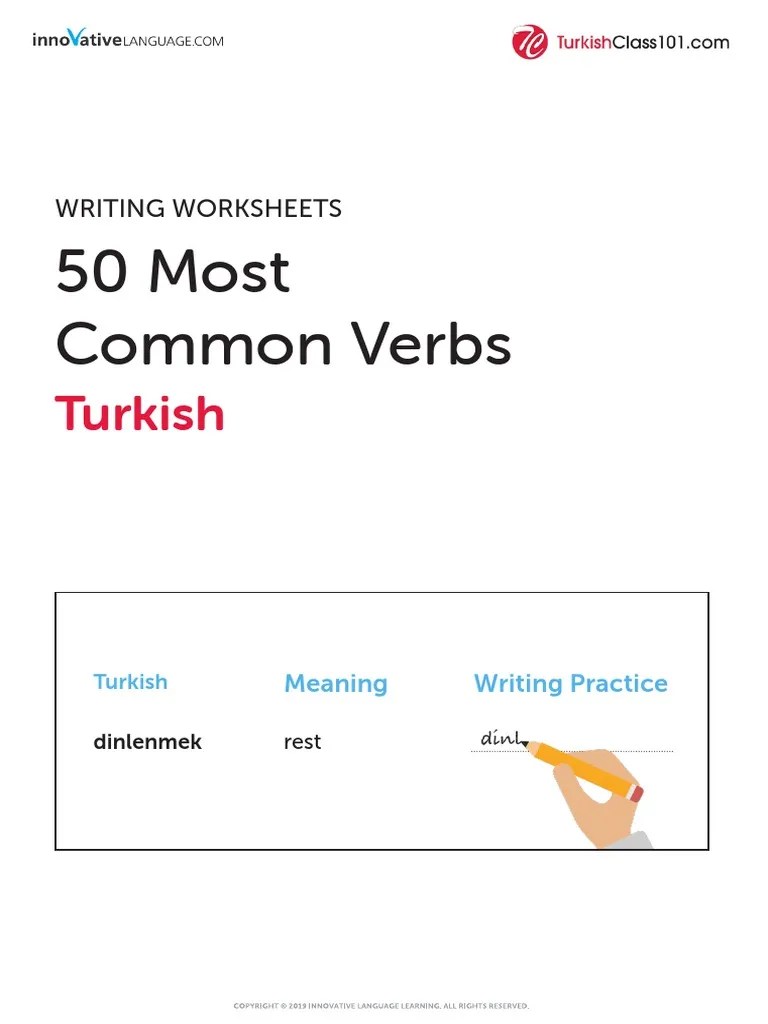 50 Most Common Verbs | PDF