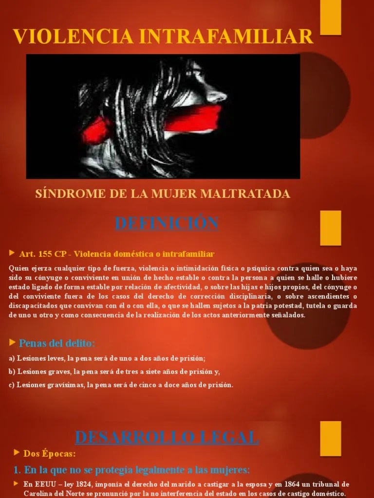 Violencia Intrafamiliar | Descargar Gratis PDF | Violencia | Violencia Doméstica