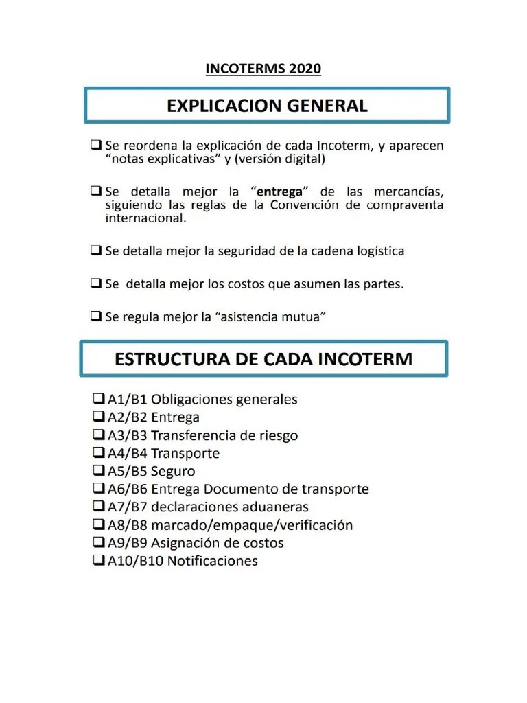Incoterms 2020 | PDF