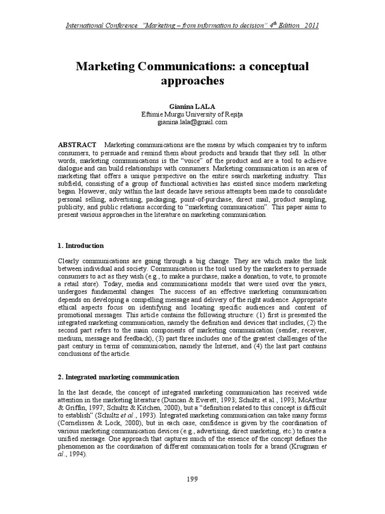 Marketing Communications A Co | PDF | Marketing Communications | Marketing