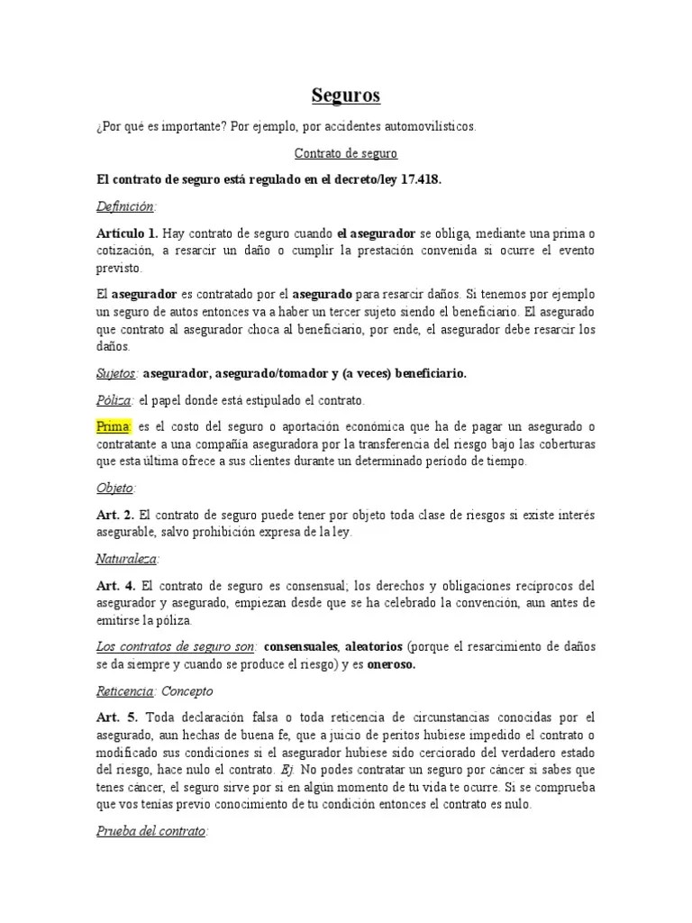 Comercial - Seguros | PDF | Póliza De Seguros | Seguro