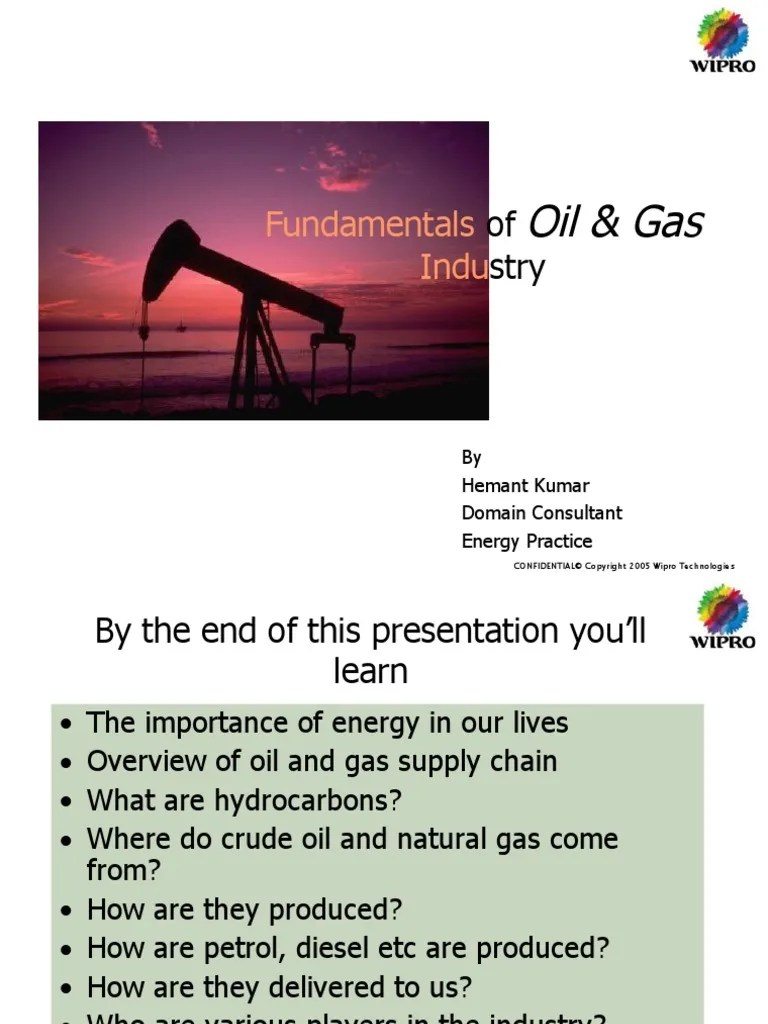Fundamentals Of Oil And Gas Industry1 | PDF | Petroleum Reservoir | Petroleum