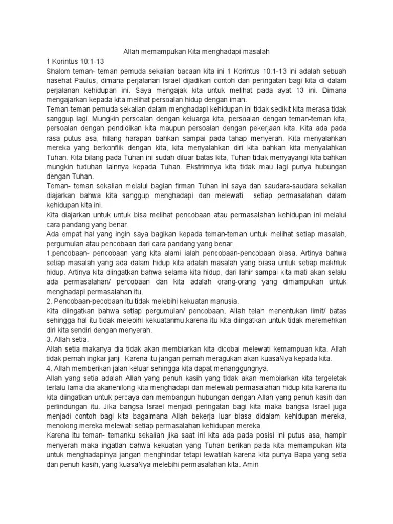 Bahan Renungan | PDF
