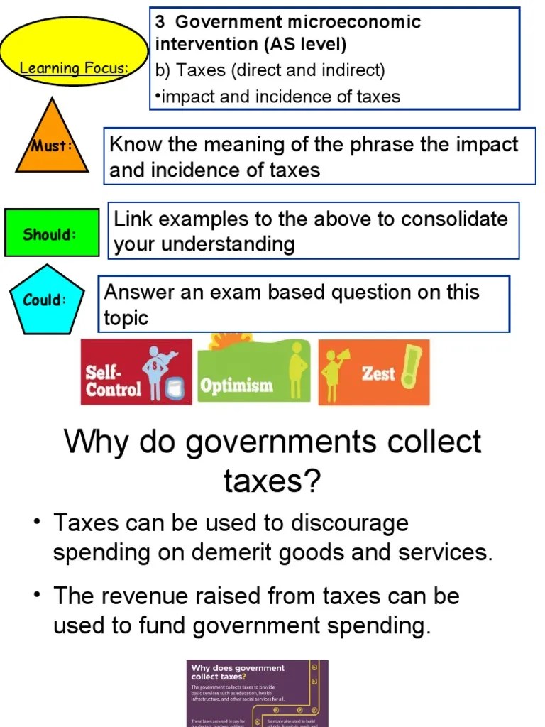 2 Taxes (Direct And Indirect) Impact And Incidence Of Taxes | PDF | Price Elasticity Of Demand ...
