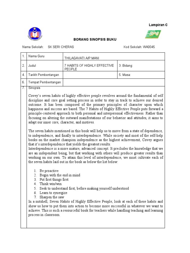 7 Habits Of Highly Effective People | PDF | Cognitive Science | Psychology