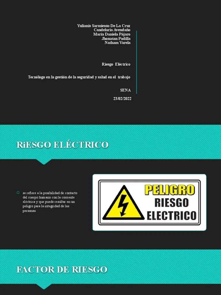 Riesgo Electrico | PDF | Corriente Eléctrica | Electricidad