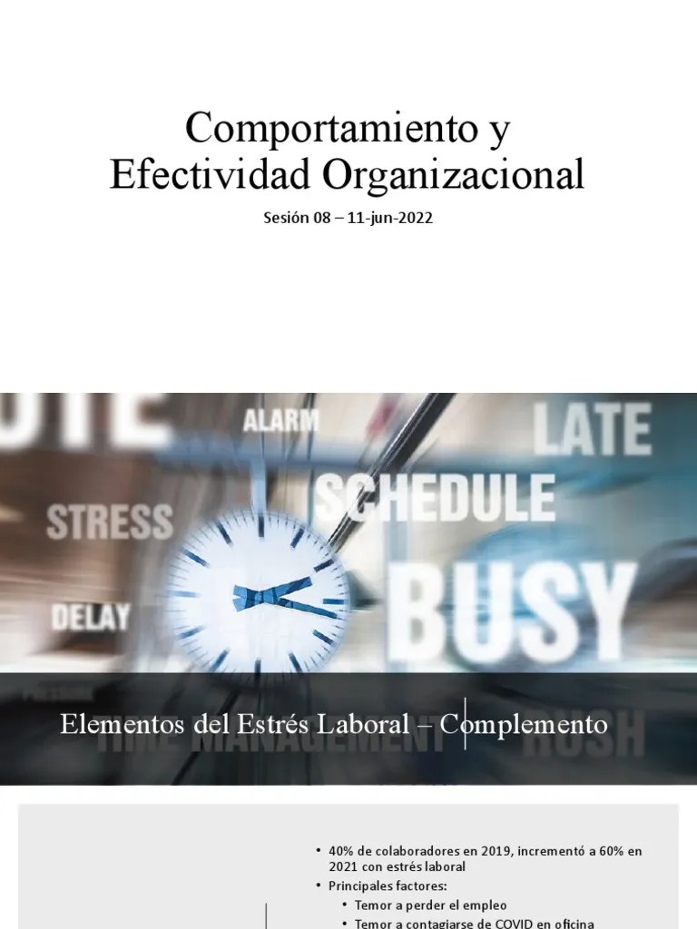 Estres Laboral | PDF | Estrés (biología) | Psicología Industrial Y Organizacional