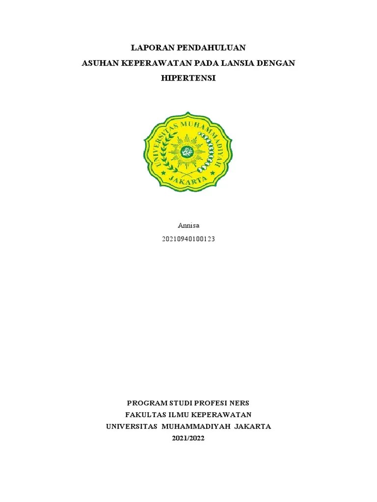 LP Hipertensi Lansia | PDF