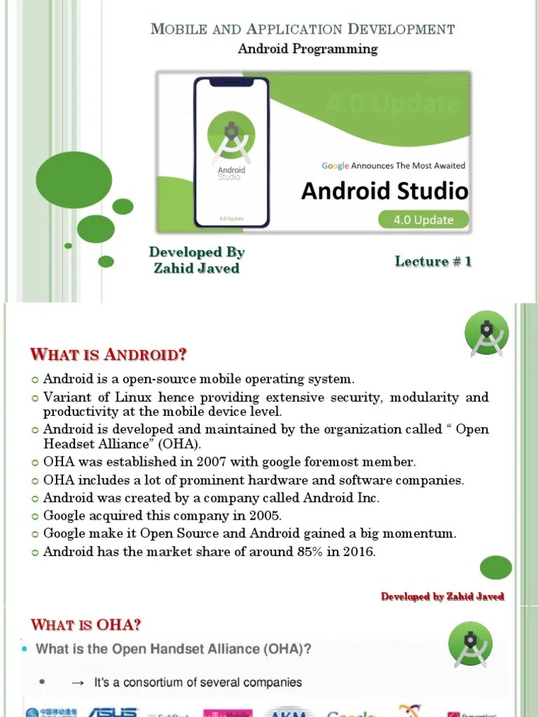 Android Programming: Obile And Pplication Evelopment | PDF | Android ...
