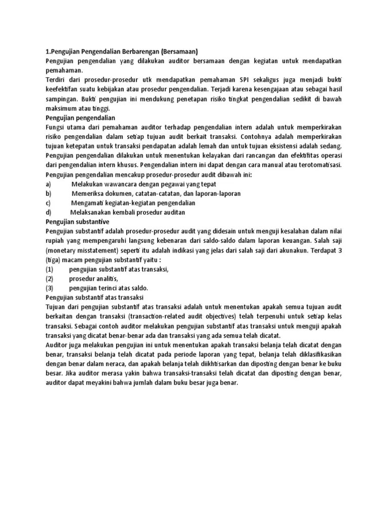 Contoh Soal Audit | PDF