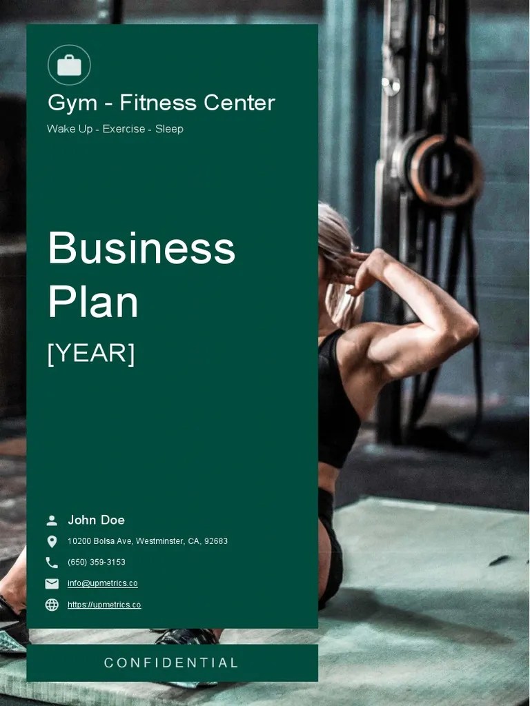 Gym Business Plan Example | PDF | Equity (Finance) | Margin (Finance)
