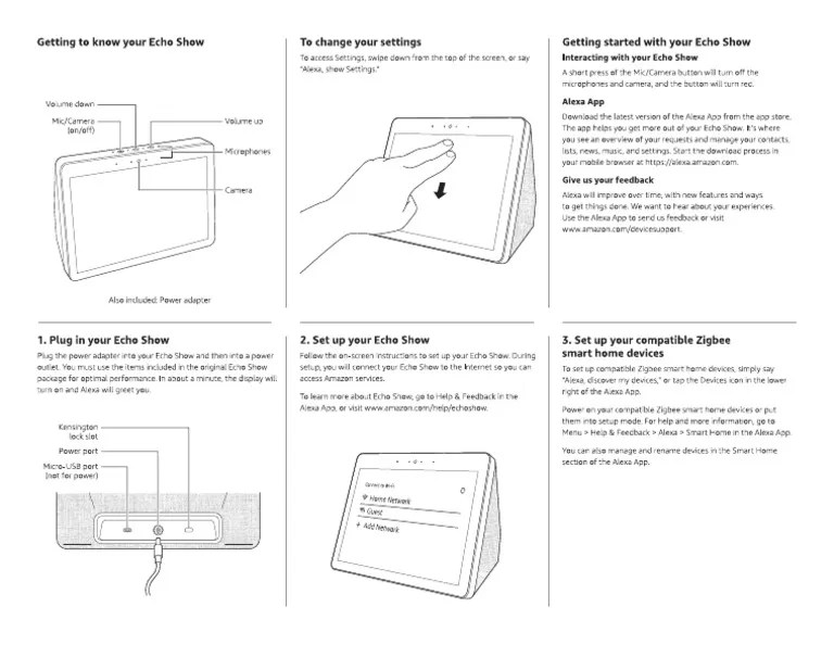 Amazon Echo Show Manual | PDF