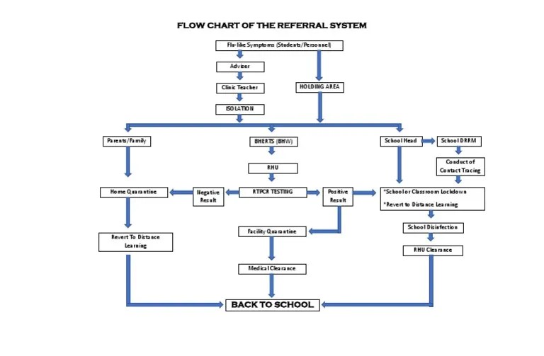Flow Chart Of The Referral System | PDF
