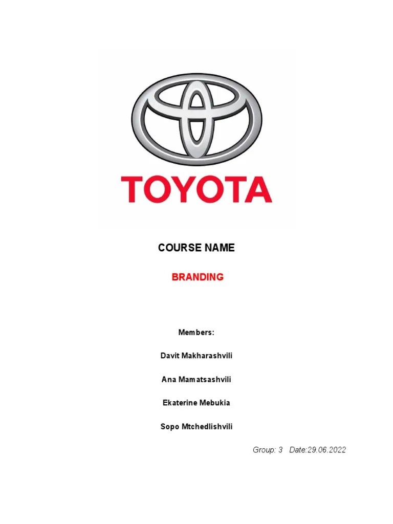 Branding Toyota | PDF | Toyota | Brand