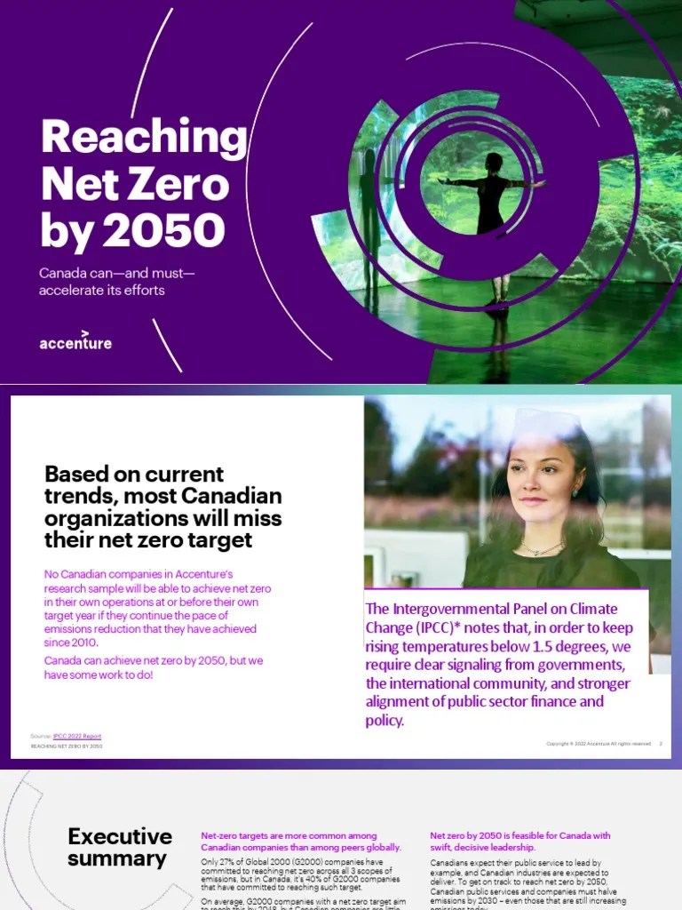 Reaching Net Zero By 2050: Canada Can-And Must - Accelerate Its Efforts ...