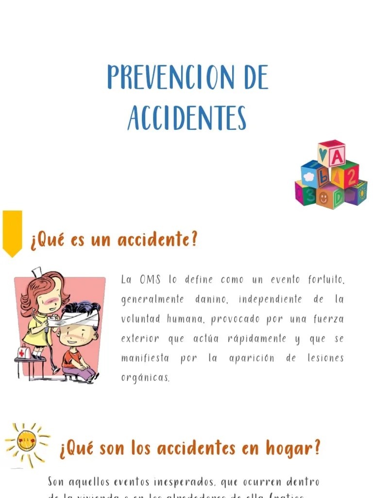 Prevencion De Accidentes | PDF | Alimentos | Ciencias De La Salud