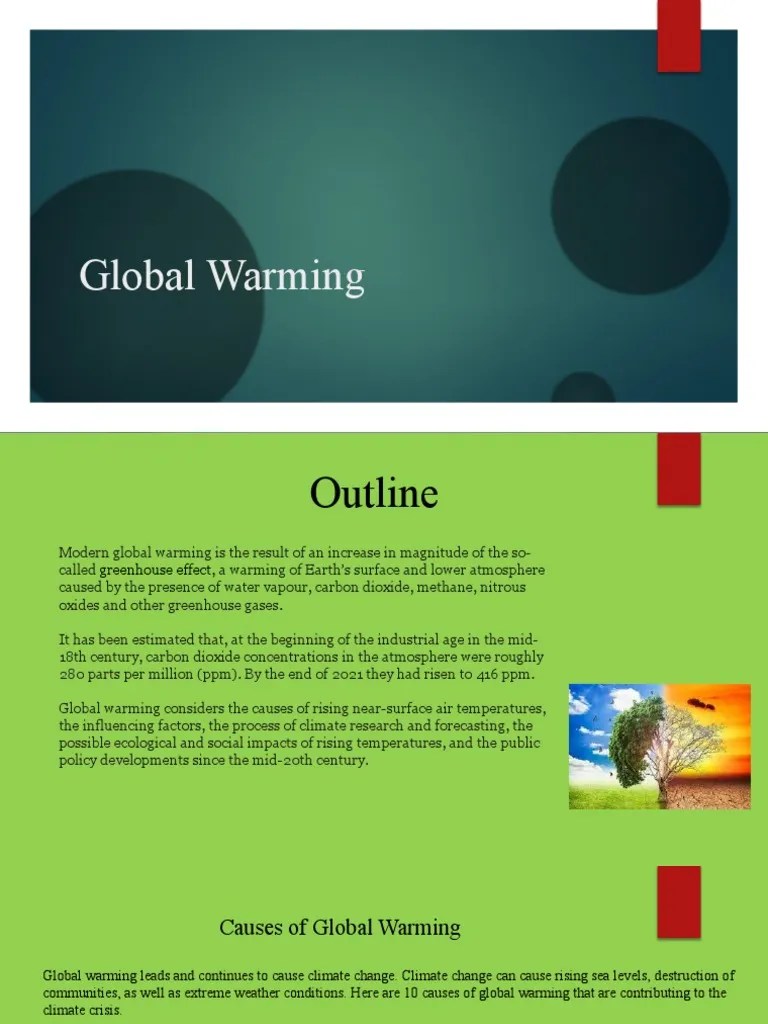 Global Warming | PDF | Climate Change | Natural Environment