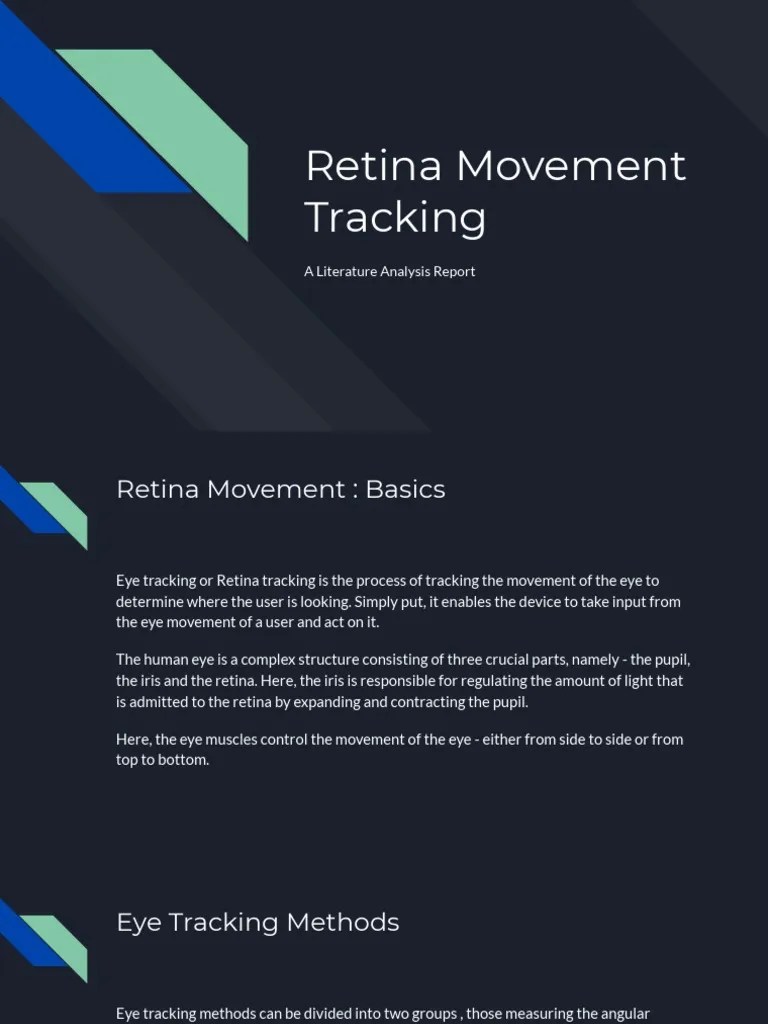 Eye Tracking Literature Analysis | PDF | Eye | Computational Neuroscience