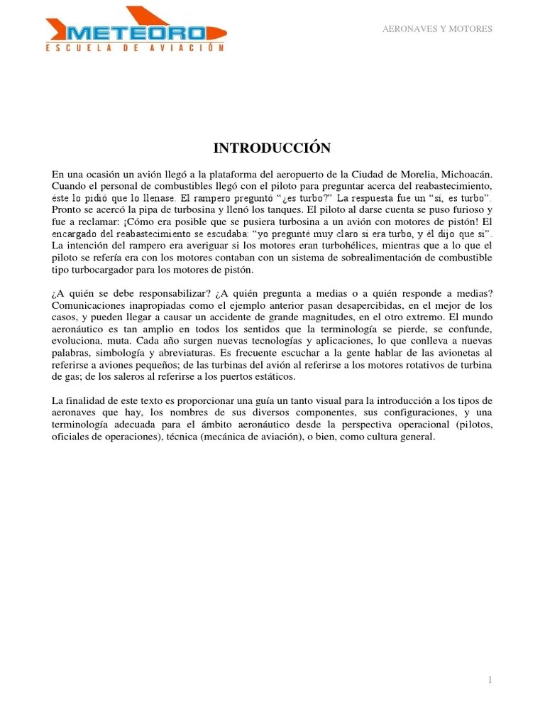 Aeronaves Y Motores Manual 2014 | PDF | Aeronave | Ala