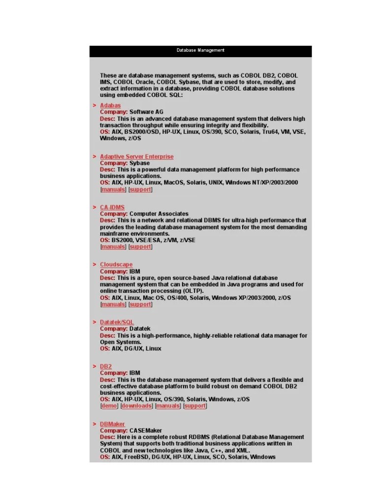 Database Management | Download Free PDF | Ibm Db2 | Databases