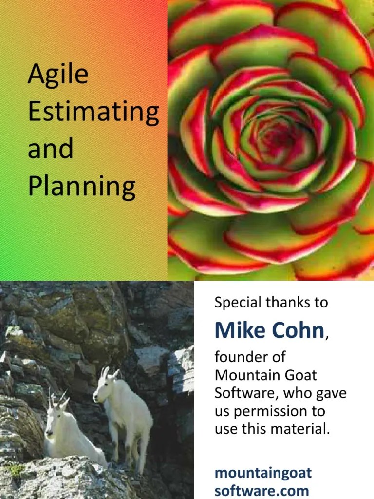 Agile Estimating And Planning 5b18dad07f8b9a45398b461e | PDF | Scrum ...