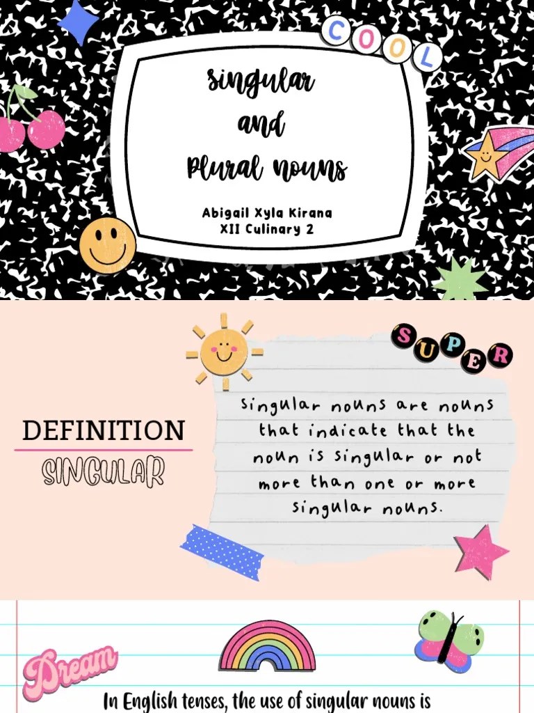 Materi Singular Plural | PDF | Plural | Grammatical Number