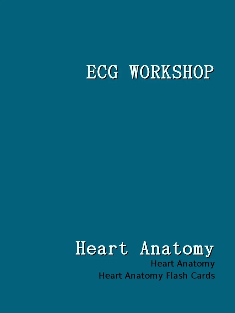 Ecg Workshop | PDF | Electrocardiography | Atrium (Heart)