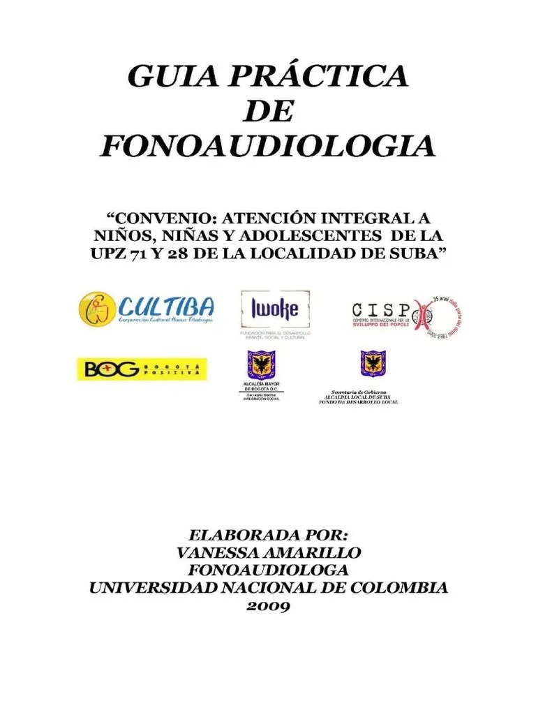 Guia De Fonoaudiologia PDF | PDF