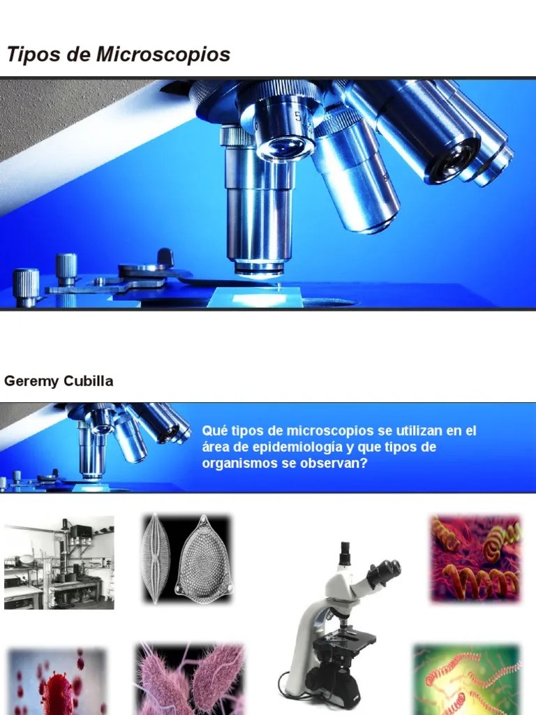 Tipos De Microscopios | PDF