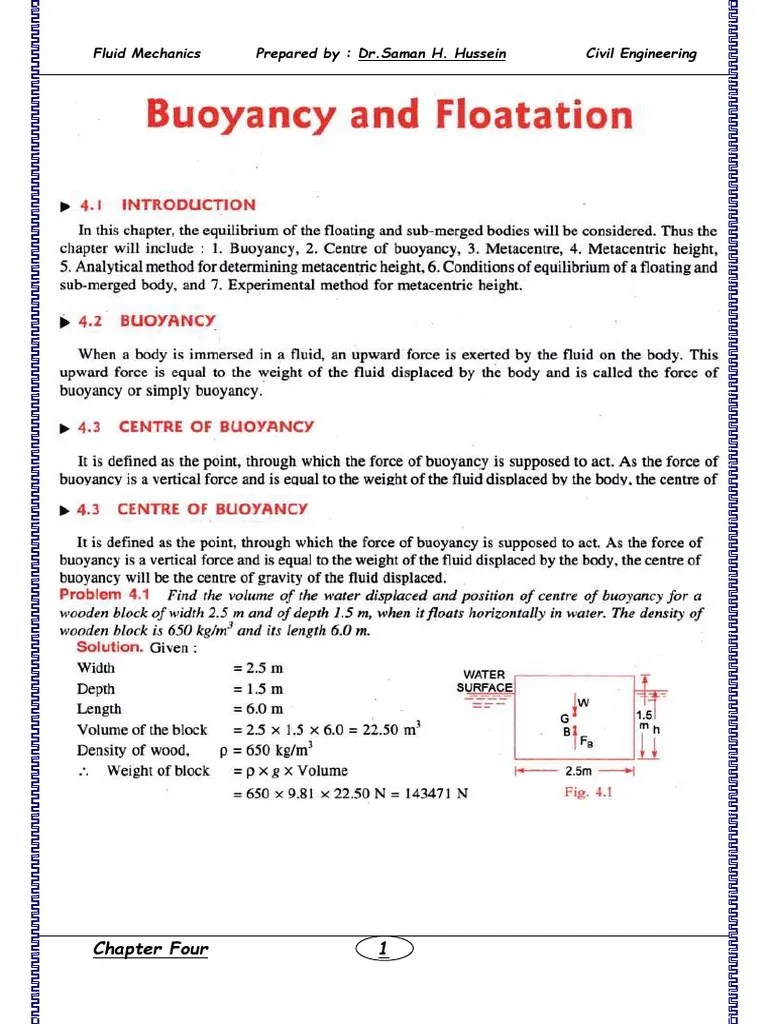 Fluid Mechanics-Civil Ch4 | PDF | Engineering | Civil Engineering