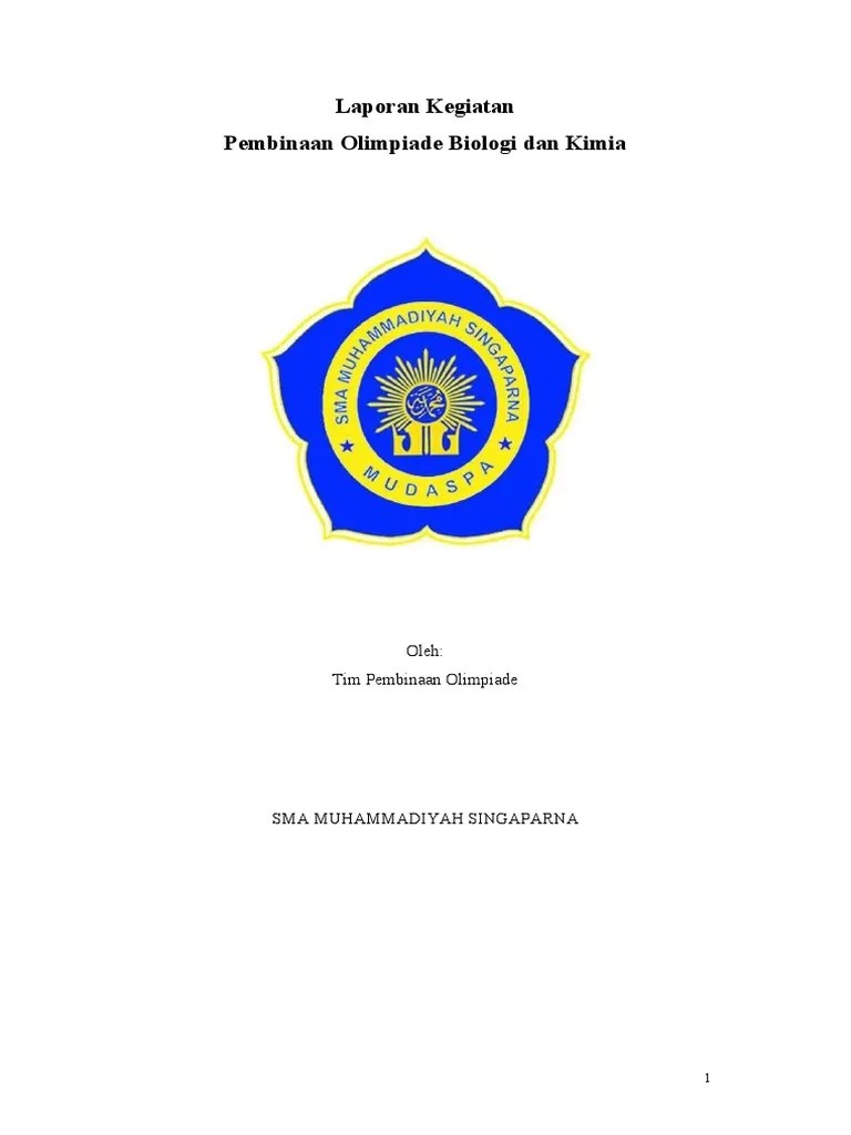 Laporan Pembinaan Olimpiade - Agustus 2022 | PDF