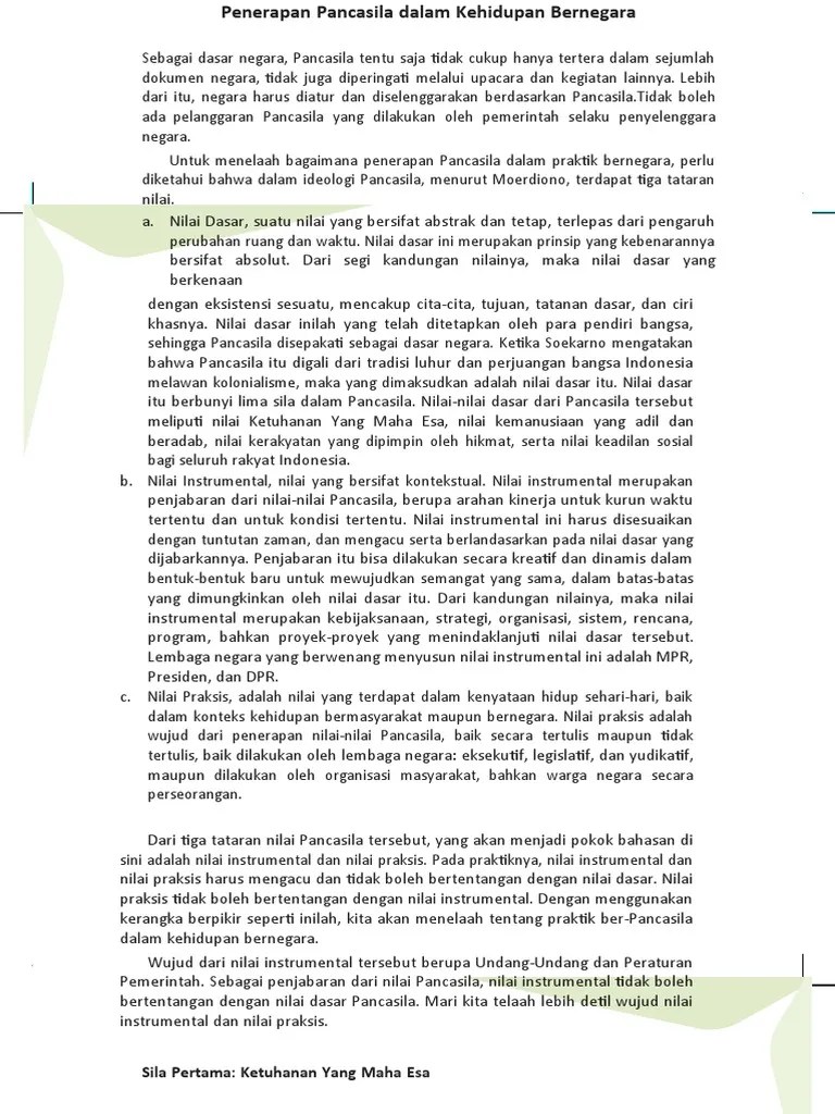 UNIT 2.penerapan Pancasila Dalam Kehidupan Bernegara | PDF