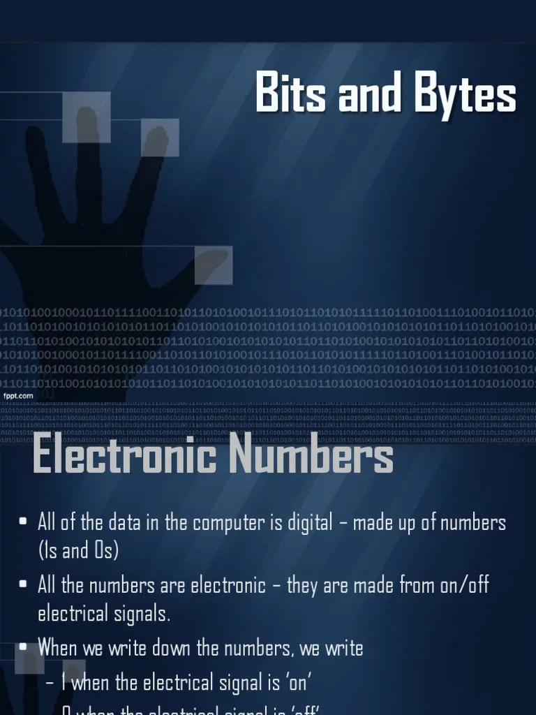 Lesson 1 - Bits And Bytes | PDF