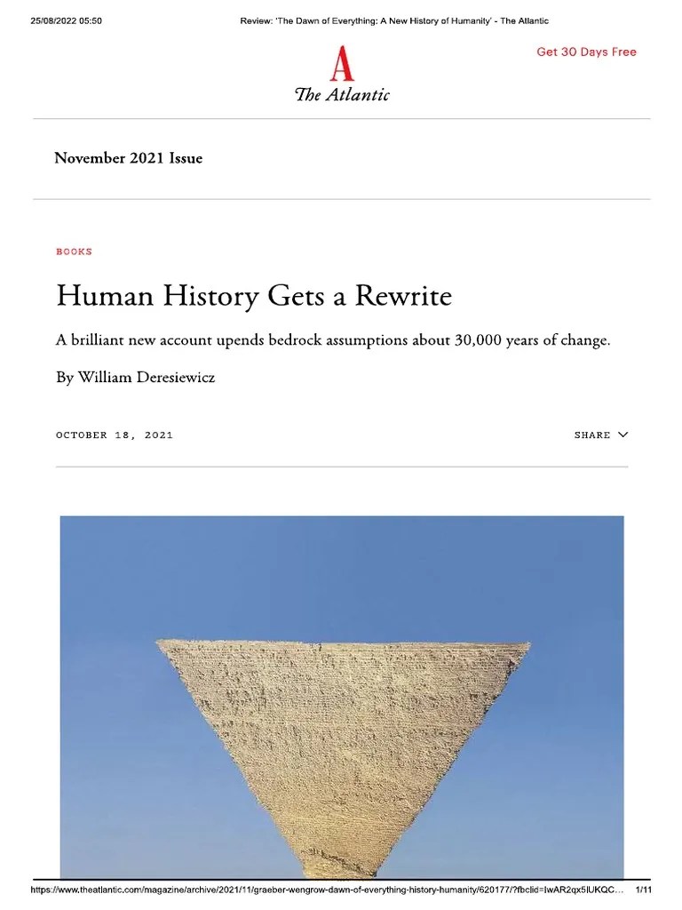 Human History Gets A Rewrite | PDF