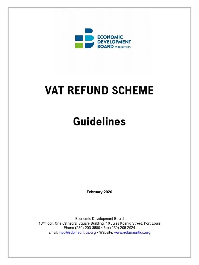 Refund Pdf Tax Refund Value Added Tax - Best Light Pictures in 8K
