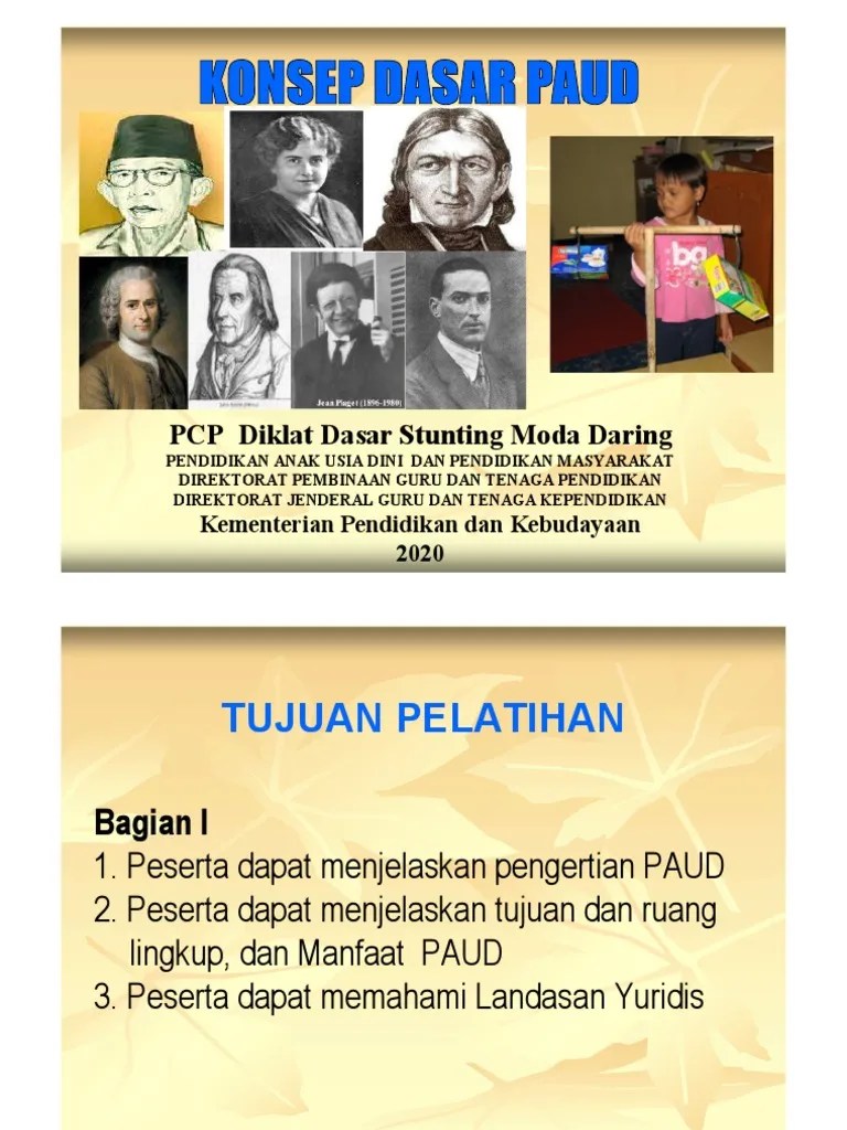 Konsep Dasar Paud | PDF