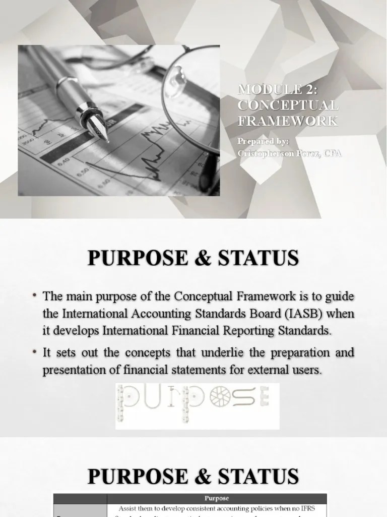 Module 2 Conceptual Framework | PDF | International Financial Reporting Standards | Financial ...