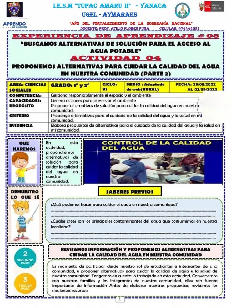 Ciencias Sociales 1° Y 2° Semana 12 | PDF