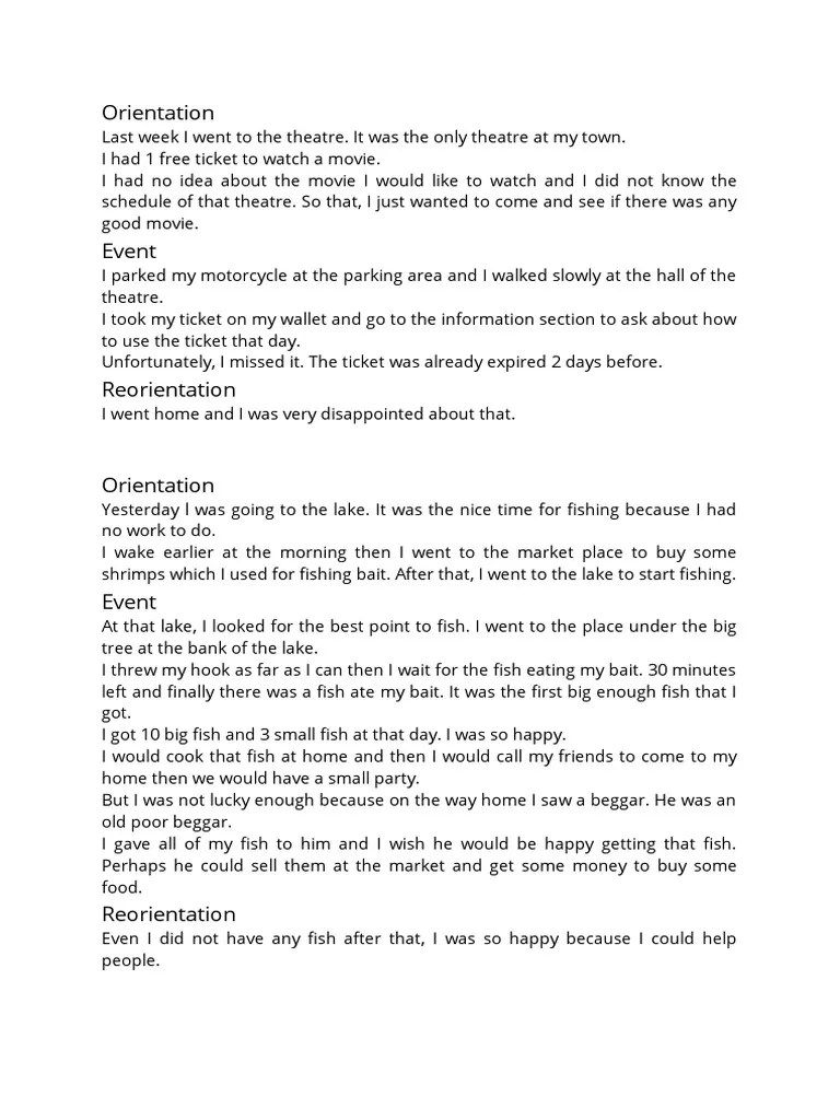 Recount Text Kelas 8 | PDF